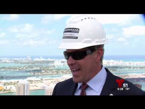 WSCV-TV Takes Tour of Brickell Avenue’s Panorama Tower.