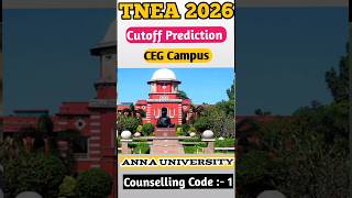 Anna University|CEG|Campus|Cutoff prediction for TNEA Counselling 2026|Vincent Info|