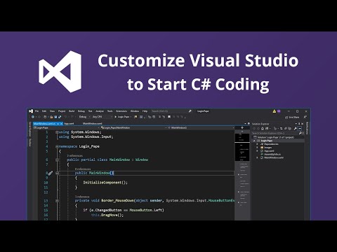 Customize Visual Studio to Start C# Coding