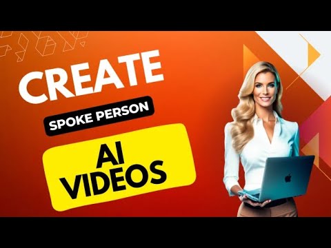 Create a news channel ai spokesperson video, ai videos