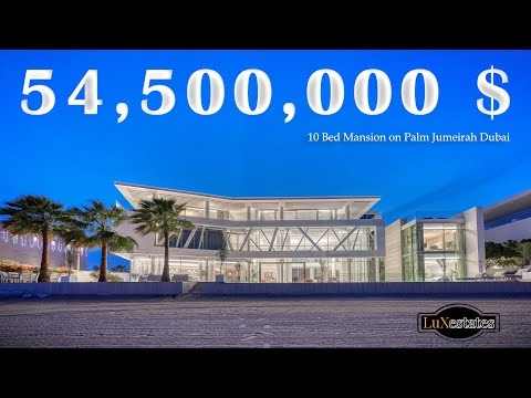INSIDE AN ELEGANT MANSION ON PALM JUMEIRAH DUBAI!