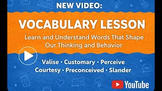 Test/expand your vocabulary knowledge - middle school edition.  