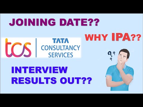 TCS Everything Explained in Detail | Joining Date | Interview Results | Why IPA? || Tech Guy