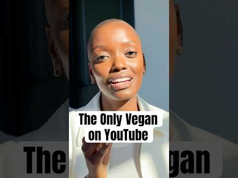 I’m the only vegan on YouTube 😜 click below for the full video. #vegan #theonlyvegan