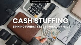 Cash Stuffing ✨ $1,595 | Sinking Funds & New Savings Challenges | Jeulia Jewelry