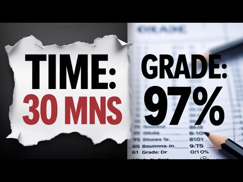 I Studied for 30 Mins Daily and Scored 97% – Here's How (Tips That Work)