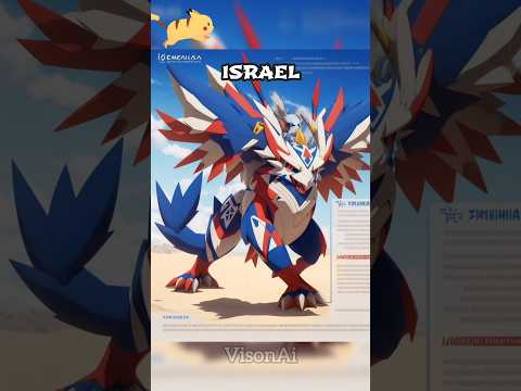 Countries as Pokemon (Part-3)🤯💥 generated using Ai 🔥 #ai #pokemon #midjourney #shorts