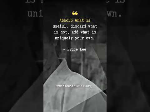 Life-Changing Bruce Lee Philosophy in 30 Seconds 💫 #Shorts