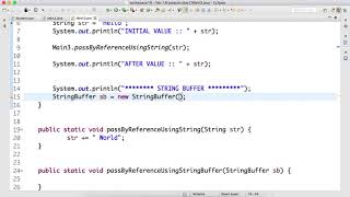 Day-7 Basics of #PassByReference with #String and #StringBuffer