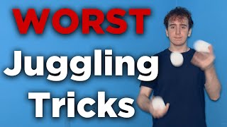 Top 3 WORST Juggling tricks (Never Do These)