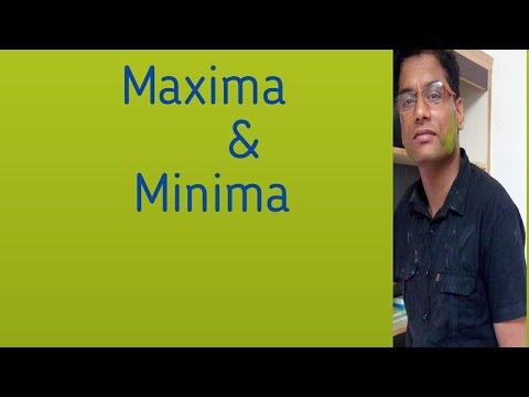 12th Maths Maxima & Minima Lecture 3.2