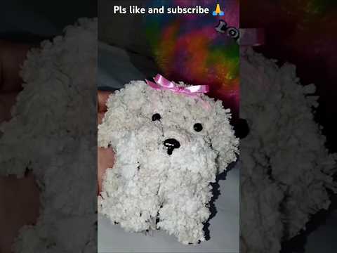 DIY flower puppy gift 🐶 🐾 #diy