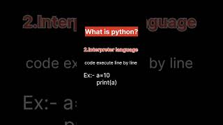 What is python #python #CodingReels #PythonReels ##ReelsWithPython