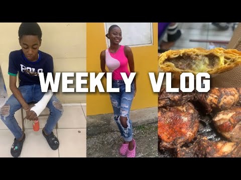 WEEKLY VLOG| Jamaican Jerk chicken in the Air Fryer + Hospital Visit & More