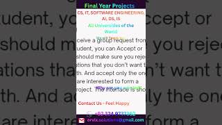 How to make cs619 grouping #UniversityProjects​ #YTShorts​ #ShortsFeed​ #CSProjects​ #ShortsVideo​