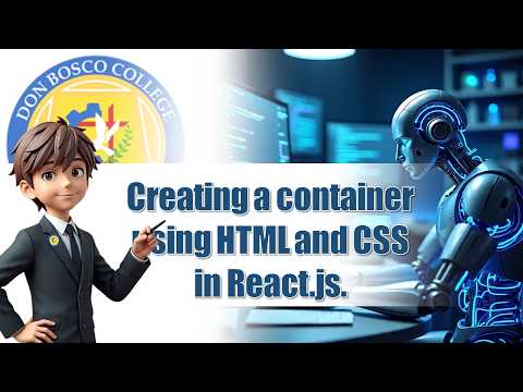 Creating a basic template using HTML and CSS in React