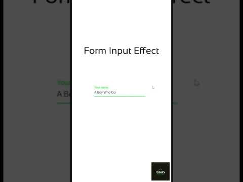 Shake Animation On Invalid Inputs using HTML and CSS | #shorts