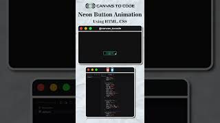 Neon Button with Rotating Animation using HTML and CSS | Rotating Hover Animation Tutorial 🔥