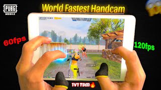 WORLD FASTEST HANDCAM 🤯 1V1 Tdm Against Pro Random Player 🔥/ iPad Mini 5 | PUBG|BGMI