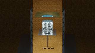 3D Cloth Simulation 64 vs 262, 155 Faces #blender #3danimation #clothsimulation #3d #3dart #asmr