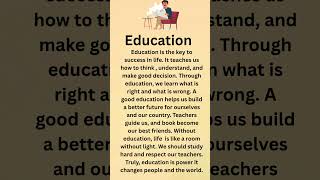 Education || Improve Your English || Speak English Easily ||  #englishspokenstories