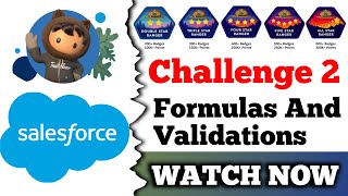 Formulas and Validations | Salesforce Trailhead | Implement Roll-Up Summary Fields | Challenge 2