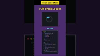 Office Track Loader ⏳ | Creative Loader Animation Using HTML & CSS