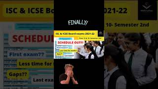 #isc #boardexams #class12 #class10 #timetable2022 #icse #icseclass10 #iscclass12 #semester2