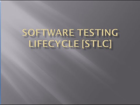 software testing life cycle