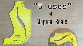 🤩 5 Uses of Magical Scale / Tailor’s Pattern Maker Scale | Made By Nikii