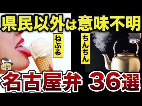 【日本地理】意味わかる？クセが強すぎる名古屋弁36選【ゆっくり解説】