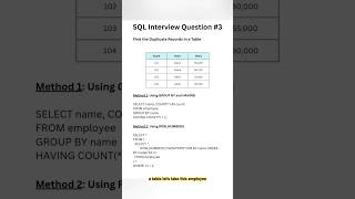SQL Interview Question #SQLInterviewQuestions #SQLQueries #BIAnalytics #SQLShorts #viral #viralshort