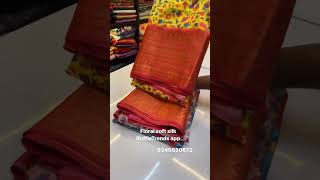 Floral soft silk sarees collections/#freeshipping /#codavailable #softsilk