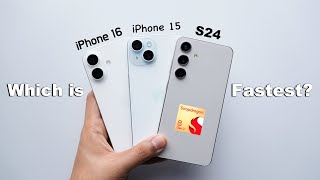 iPhone 16 vs iPhone 15 vs Samsung S24 Ultimate Speed Test 🔥 | Who Wins? (HINDI)