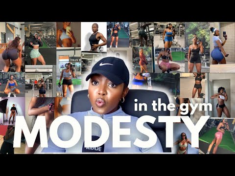 modesty in the gym is dead.