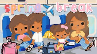 ✈️ FAMILY TRIP to BEACH RESORT *CHAOTIC* with Voice 🌈 Toca Boca Roleplay #tocaboca