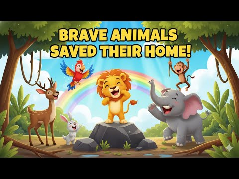 No Storm Can Defeat Unity | Kids Animated Bedtime Moral Story in English about Team Work & Courage