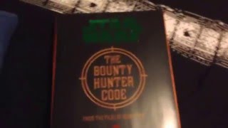 STAR WARS BOUNTY HUNTER CODE STRONG BOX REVIEW!!!!!