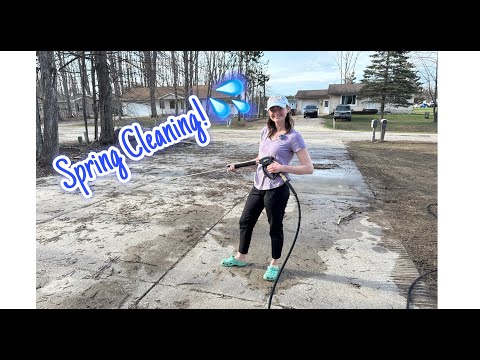 The ABSOLUTE BEST Way to Clean Your Driveway is with a Pressure Washer