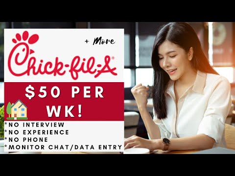Chick Fil-A is Hiring Remote! + No Interview No Phone Remote Work From Home Jobs 2025
