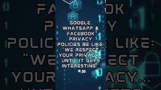 Big Tech Privacy Be Like: 'We Respect You... Until It’s Interesting 👀🔍 #privacymatters #memes