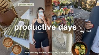 how to make *2026* your BEST year yet!🌱 productive days in my life, morning routine, & new habits!