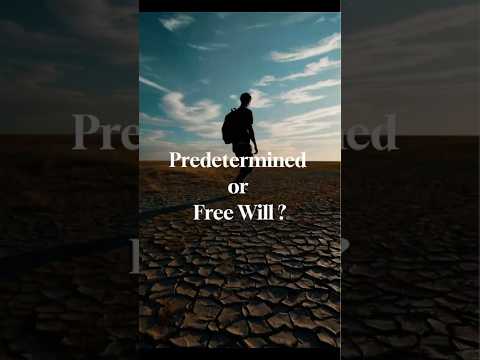 Are We Truly Free, or Is Everything Predetermined? #Philosophy #FreeWill #FateVsChoice #DeepThoughts