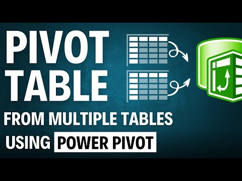 CONSOLIDATE Data from MULTIPLE Tables into ONE PivotTable in Excel!