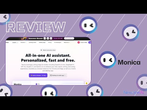 🚀 Monica AI: The Ultimate All-in-One Assistant with GPT-4o, Claude 3.7 & Gemini 2.0!
