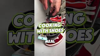 Ultimate Creativity✨: Shoes with a Mini Stove to Grill Burgers!🍔 #diyinventions #innovation #cooking