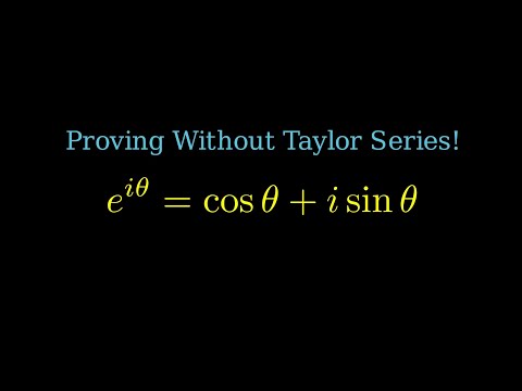 Euler's Formula Proof Without Taylor Series – A Different Approach