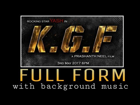 KGF full form with background music