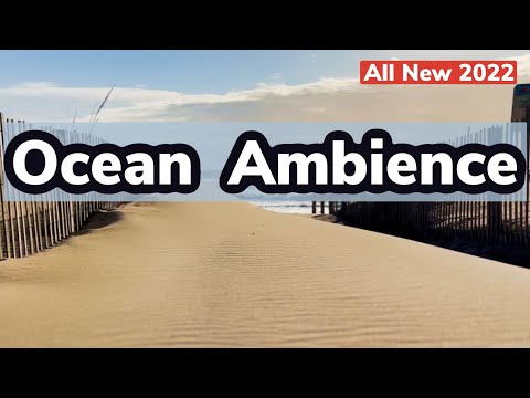 The Best Beach view Ambience | Smooth sand & Beautiful Beach Flow Ambience | Ocean Waves