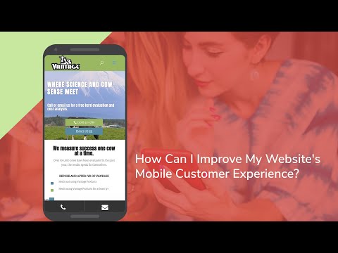 How can I improve my website's mobile customer experience?